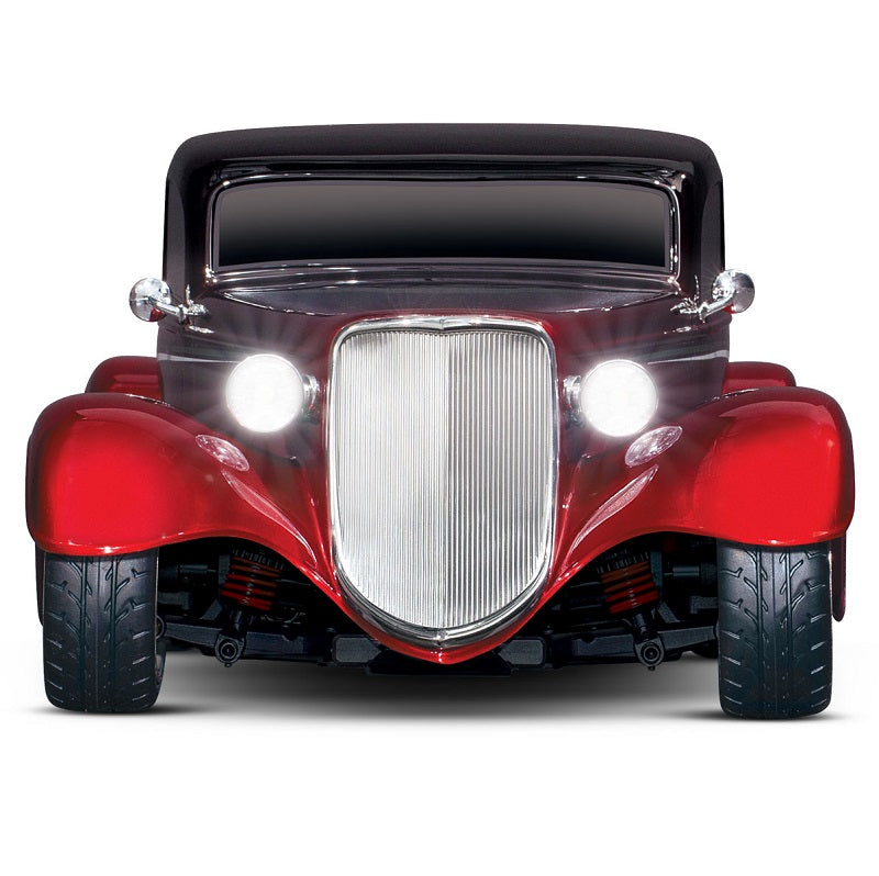 TRAXXAS 1:10 1933 Hot Rod Coupe Red AWD Factory-5 4-Tec 3.0 w/ TQ 2.4Ghz Radio - 93044-4RED