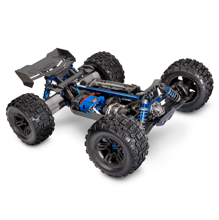 TRAXXAS SLEDGE 1:8 6S Belted Orange Monster Truck w/ VXL-6s ESC chassis detail - 95096-4ORNG