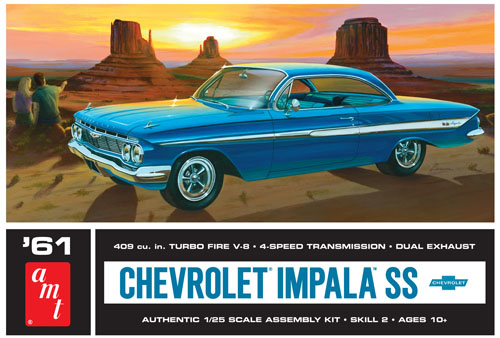 AMT 1961 Chevy Impala SS 1:25 - AMT1013