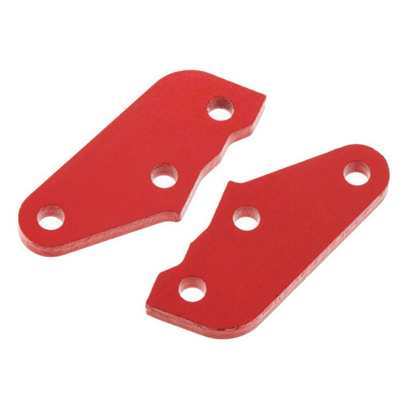 ARRMA Steering Plate A Red Aluminium 2pcs AR340072 - ARAC9363