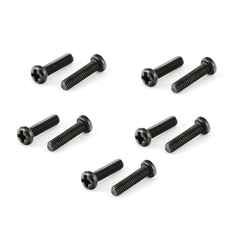 ARRMA 3x12mm Phillips Drive Button Head Screws 10pcs AR725312 - ARAC9838