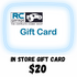 $20 RC Garage Gift Card