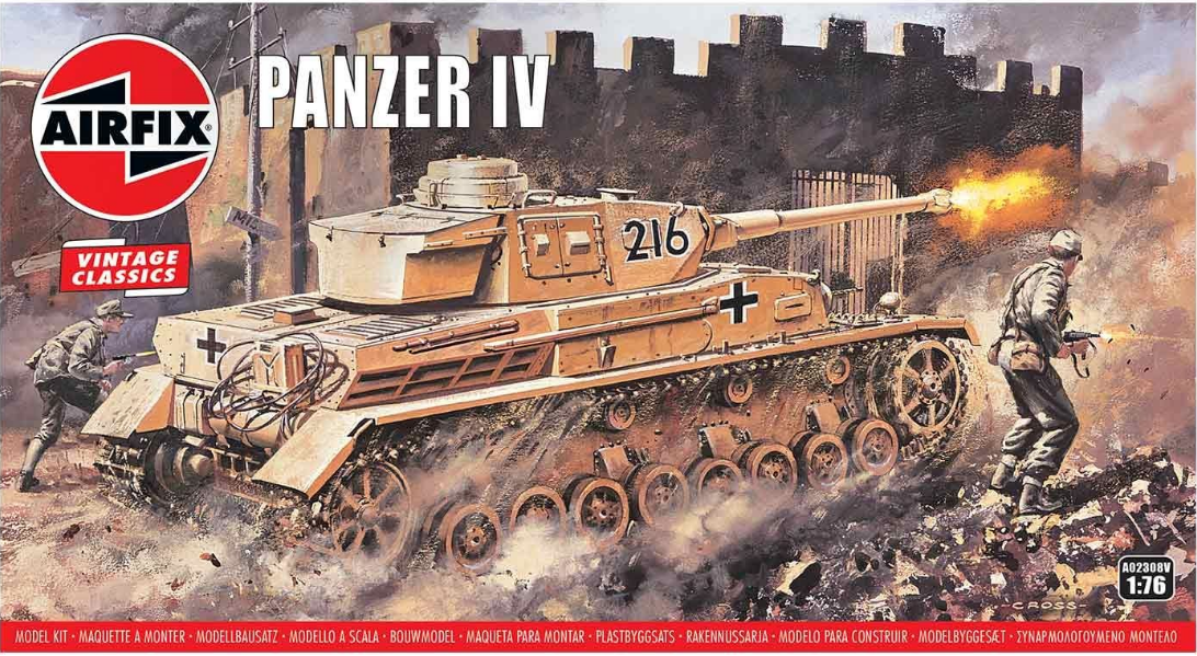AIRFIX German Panzer IV Tank 1:76 - A02308V