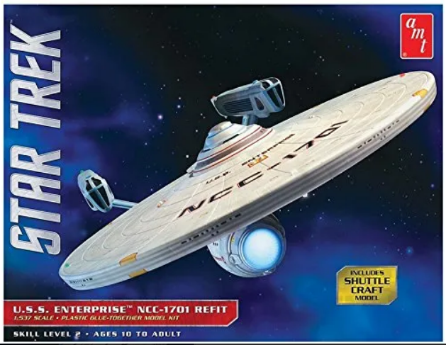 AMT Star Trek USS Enterprise NCC-1701 Refit 1:537 AMT1080 โ RC