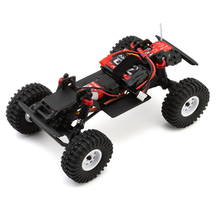 REDCAT 1:18 EP Ascent-18 Metallic Red Ute Rock Crawler w/ Radio, Battery & Charger - RCATASCENT18-R