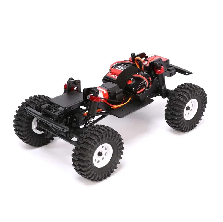 REDCAT 1:18 EP Ascent-18 Graphite Ute Rock Crawler chassis detail - RCATASCENT18-G