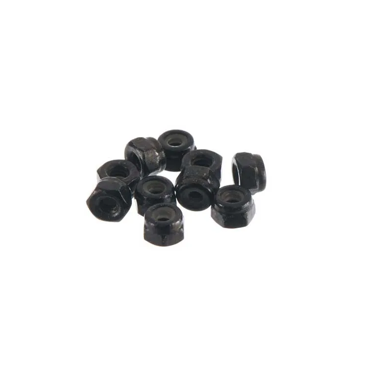 AXIAL 2mm Nyloc Nuts Black 10pcs - AXIC1147