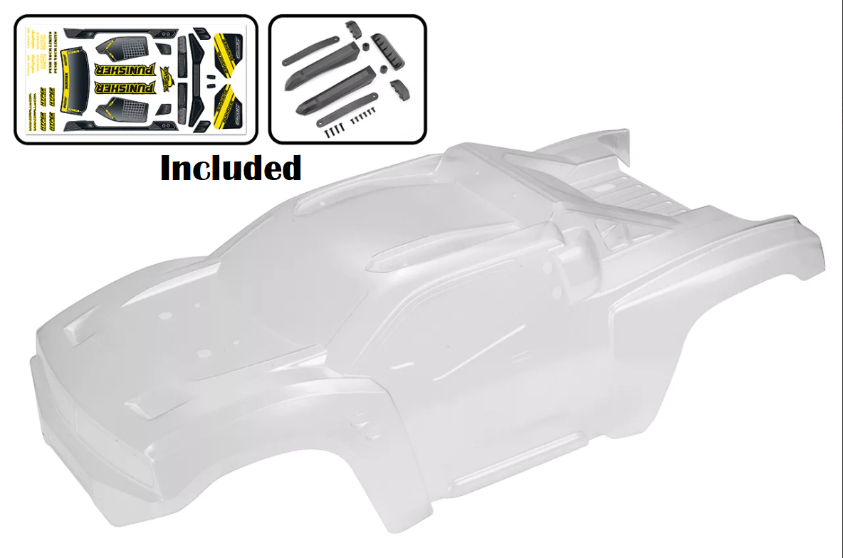 TEAM CORALLY Clear Body Shell suit Punisher - C-00180-389