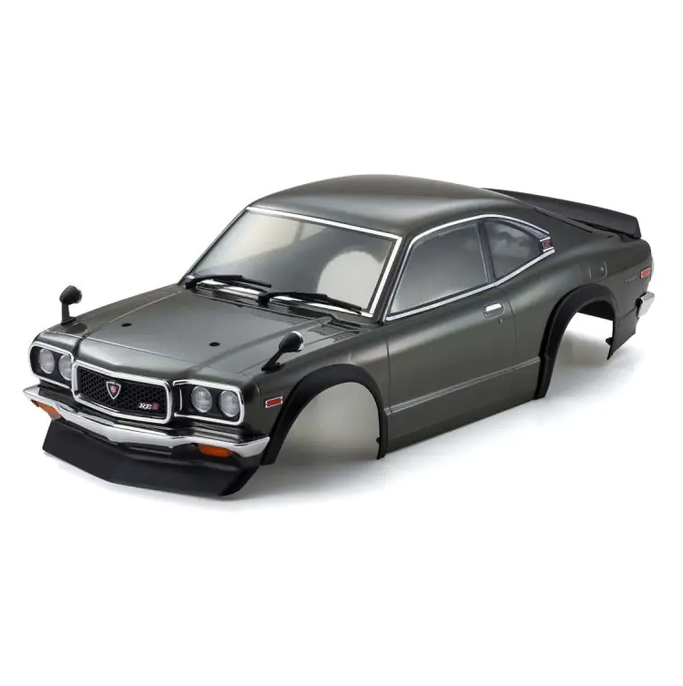 KYOSHO 1972 Mazda RX-3 Dk. Green Painted Body Shell - KYO-FAB613GN