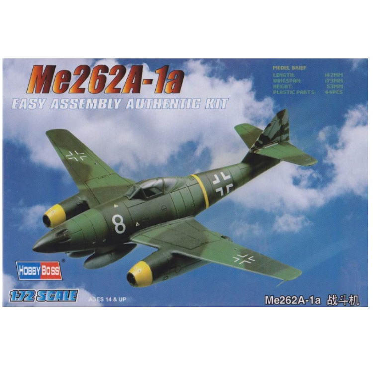 HOBBYBOSS Messerschmitt Me262A-2a 1:72 - HB80249