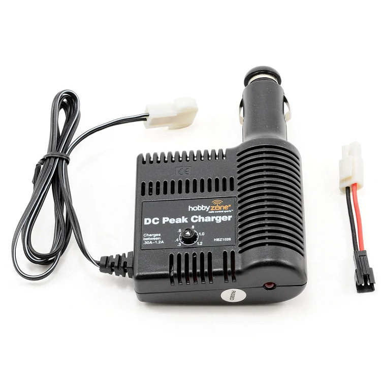 HOBBYZONE 12V NiMH Battery Charger, 4-7 cells, 0.3-1.2A - HBZ1026