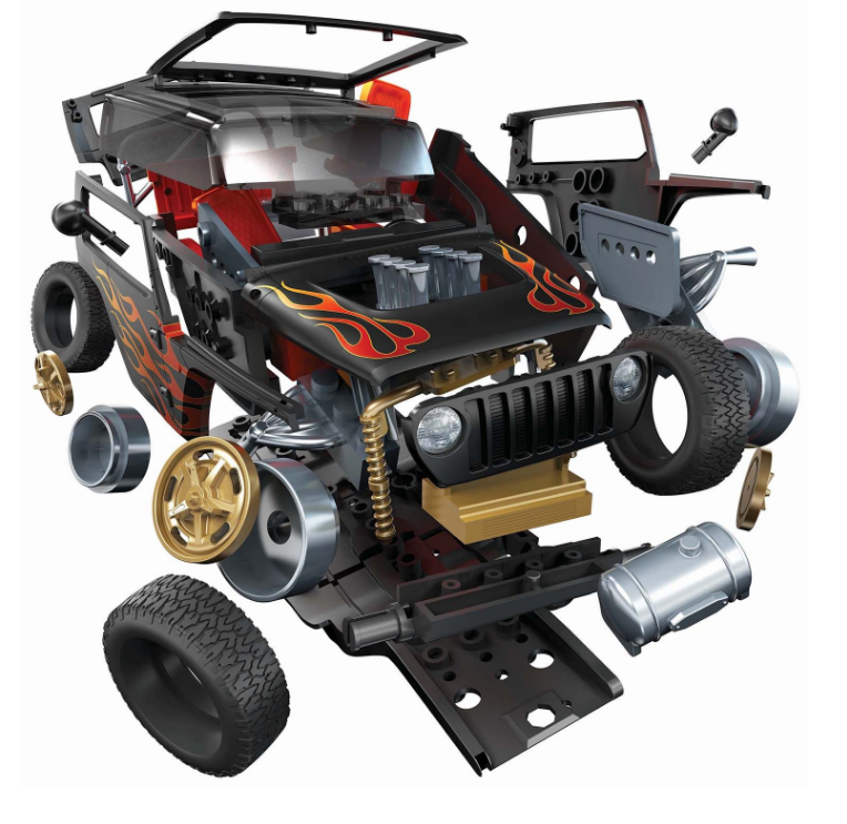 AIRFIX Quickbuild Jeep 'Quicksand' Concept Car - J6038