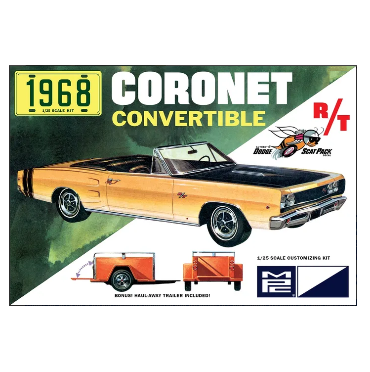 MPC 1968 Dodge Coronet Convertible 1:25 - MPC978