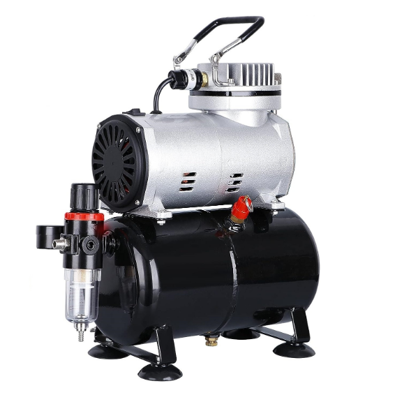 VISION Mini Air Compressor 1/5HP w/ Regulator & 3L Tank - NHDU-136