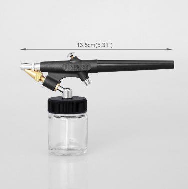 VISION Airbrush Gun Suction Feed Single Action - NHDU-38