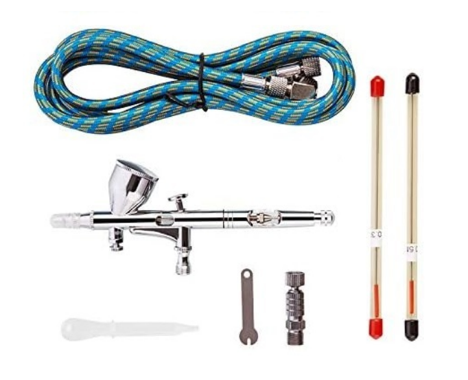 VISION Airbrush Dual Action Gravity Feed w/ Hose - NHDU-80K