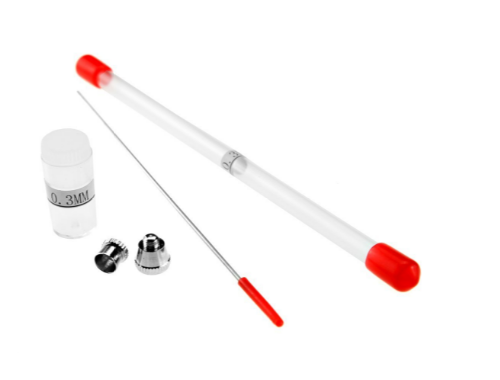 VISION 0.3mm Airbrush Needle &amp; Nozzle Set - NHDU-NE3
