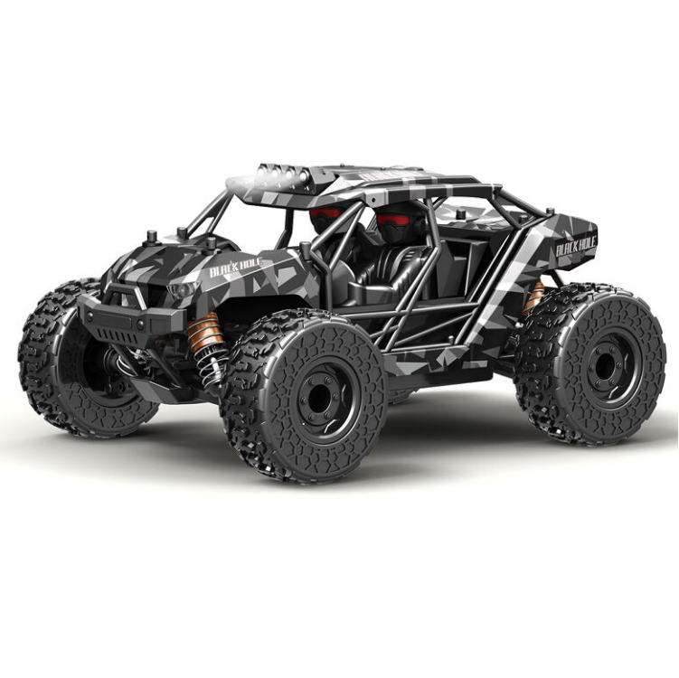BLACK HOLE 1:18 Black Camo 4WD Truck IPX4 w/ 2.4ghz Radio, Battery and Charger - TRC-18-31