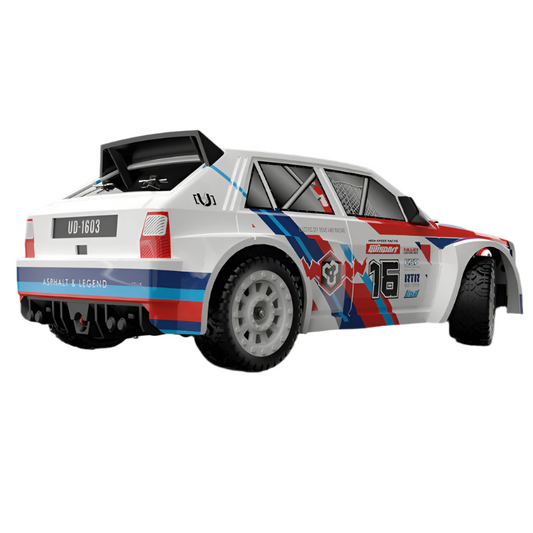 UDI 1:16 RALLY HATCH 3900kv 3-Speed Brushless Car with 2.4Ghz Radio, Lights, Battery & Charger - UDI-UD1603-PRO