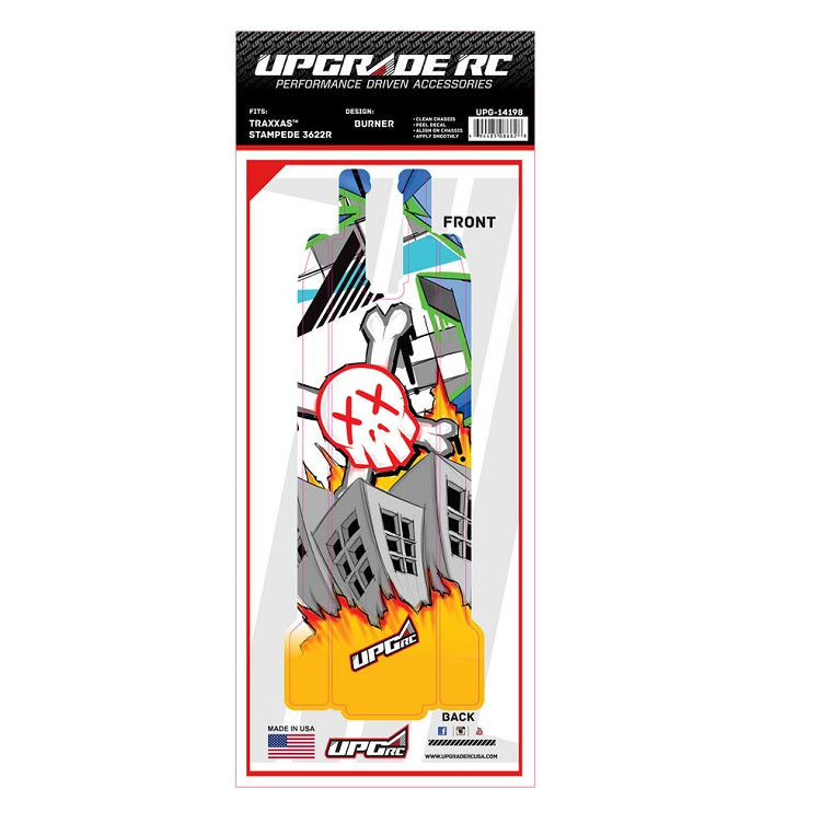 UPGRADE Burner Chassis Protector Decal for Traxxas Stampede 2WD - UPG-14198