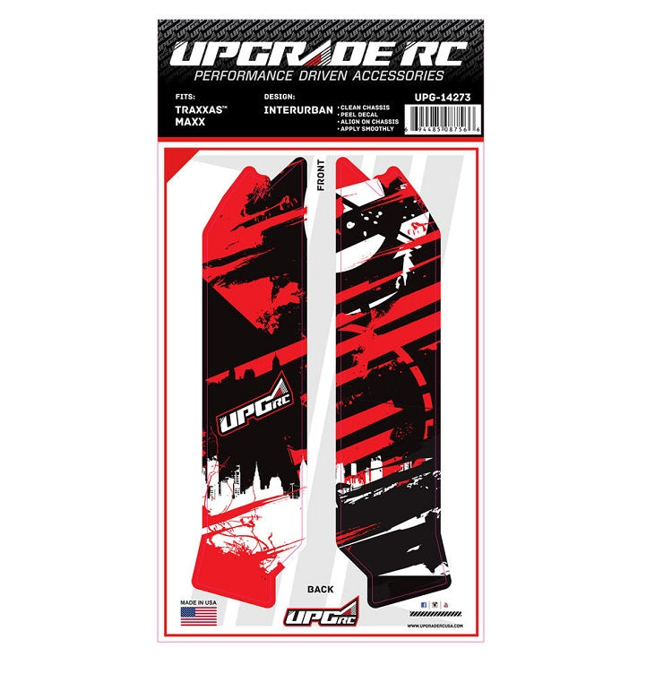 UPGRADE InterUrban Chassis Protector Decal for Traxxas Maxx - UPG-14273