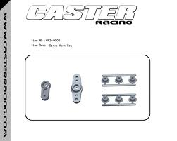 Caster Servo Horn Set - CACR2-0008