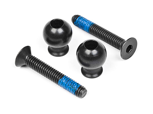 HPI Pivot Ball + Screw Set Fr Upper Arms suit Trophy - HPI-101107