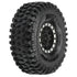 PROLINE HYRAX 1.9in Fr/Rr Predator Tyres on Impulse Black Wheels w/ Silver Bead Lock 2pcs - PRO1012812