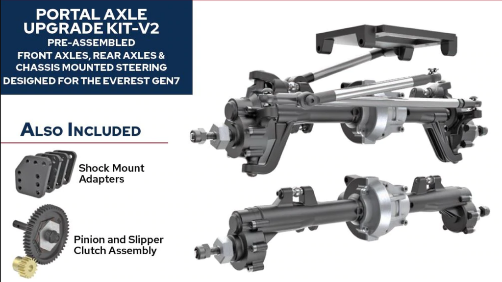 REDCAT GEN7 V2 Upgrade Portal Axle Kit RER13366 RC Garage Hobby Shop