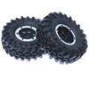 REDCAT Interco Super Swamper Tyres on Black Wheels w/ Beadlocks 2pcs - 13851