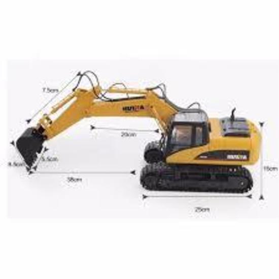 HUINA 1:14 Excavator with Radio, Battery and Charger - SFMHN1550