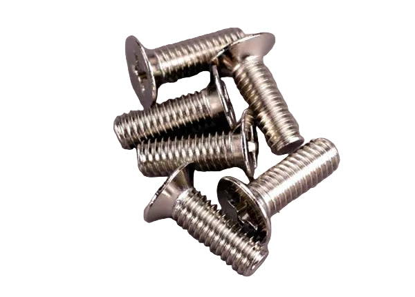TRAXXAS 4x12mm Phillips Drive Countersunk Head Screws 6pcs - 2548