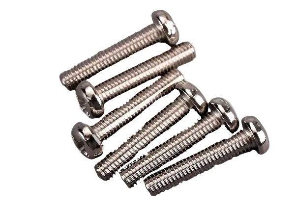 TRAXXAS 3x15mm Phillips Drive Pan Head Screws 6pcs - 2563