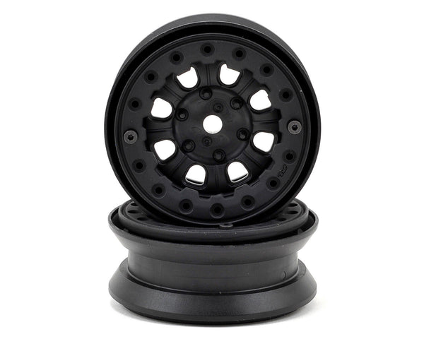 PROLINE DENALI 1.9 Black Beadlock Wheels 8-Spoke 2pcs - PR2747-15