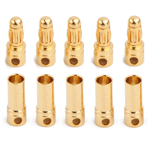 RCT 3.5mm M&F Bullet Connectors 5 pairs - RCTP02002