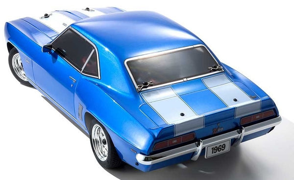 KYOSHO 1969 Chevy Camaro Z-28 Le Mans Blue 1:10 Fazer 4wd Mk2 w/ Brushed Motor FZ02 - KYO-34418T1