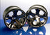 TRAXXAS All-Star 2.8in Black Chrome Wheels Rear 2pcs - 3772A