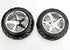 TRAXXAS Anaconda Street Tyres on 2.8in All-Star Chrome Wheels Rear 2pcs - 3773