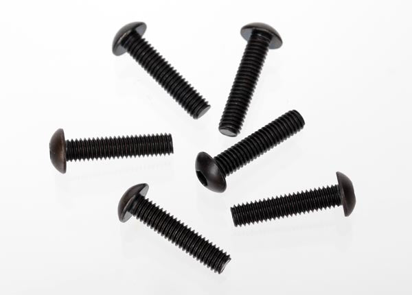 TRAXXAS 4x18mm Hex Drive Button Head Screws 6pcs - 3929