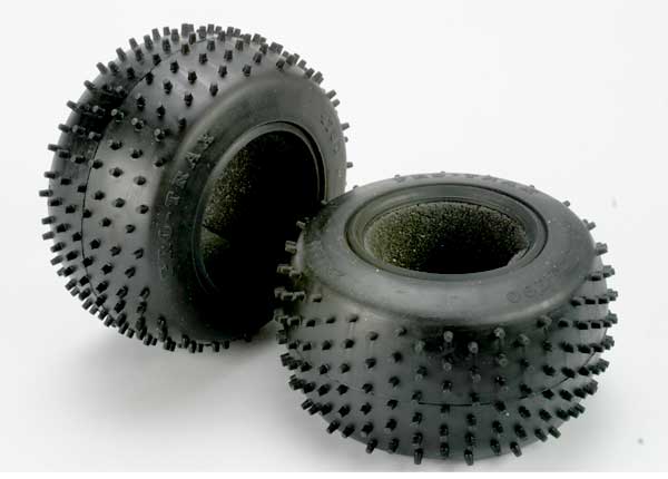 TRAXXAS Pro-Trax Spiked 2.2in R2 Soft Rear Tyres & Foams 2pcs - 4790R