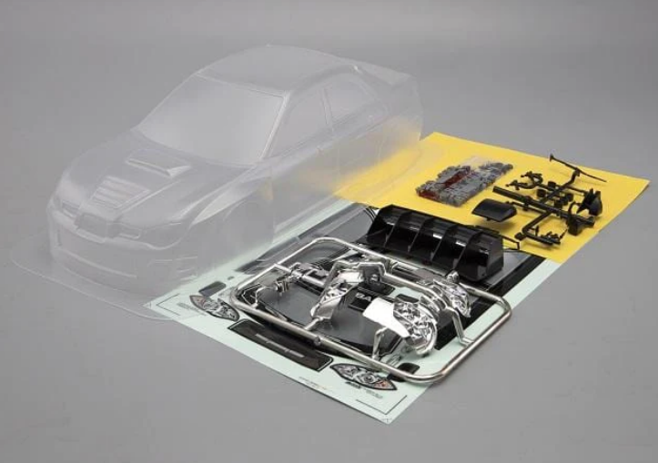 KILLERBODY Subaru Impreza WRC 2007 Clear Body Shell 195mmW x 257mmWB - KB48761