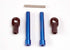 TRAXXAS Steering Bellcrank Posts Blue Aluminium - 4944