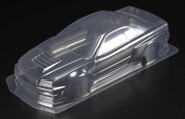 Tamiya Nismo R34 GT-R Z-Tune Clear Body Shell 190mm - T51246