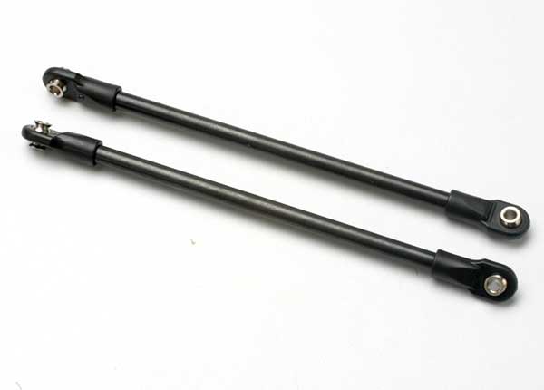 TRAXXAS Pushrods Black Steel w/ Rod Ends & Pivot Balls 2pcs - 5319