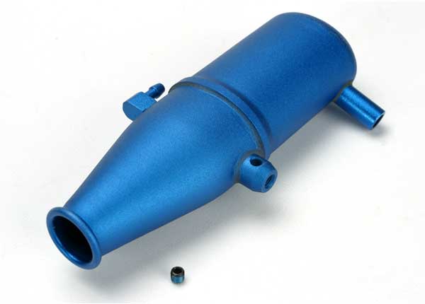 TRAXXAS Tuned Exhaust Pipe Blue Aluminium - 5342