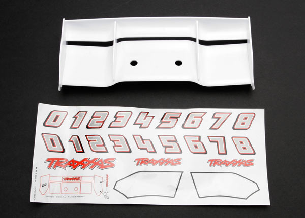 TRAXXAS Rear Wing White suit Revo - 5412