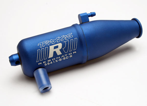 TRAXXAS Tuned Pipe Resonator Blue Aluminium ROAR - 5541X