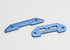 TRAXXAS Tie Bars Fr & Rr Blue Aluminium 2pcs - 5558