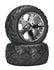 TRAXXAS Anaconda 2.8in Street Tyres on All-Star Chrome Wheels 2pcs - 5576R