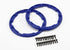 TRAXXAS Tyre Sidewall Protector Beadlock Blue 2pcs - 5666